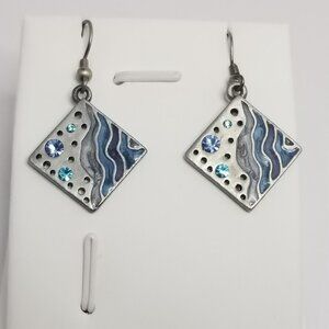 Pewter-Look Earrings